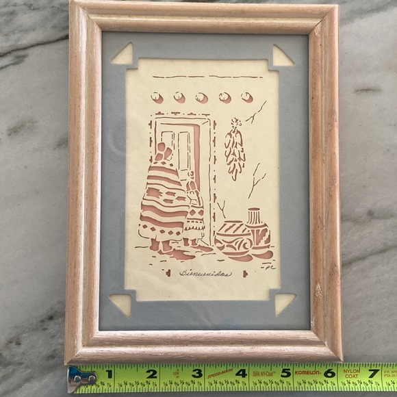 Figi Graphics Set of Two Matted Southwestern/Native American Decor Pictures - Picture 13 of 14